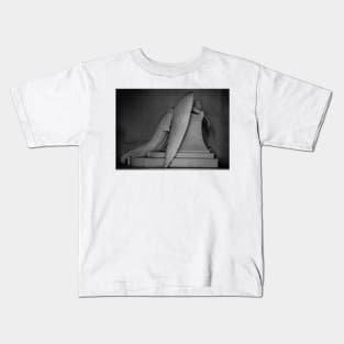 Weeping Angel Statue  B+W 1 Kids T-Shirt